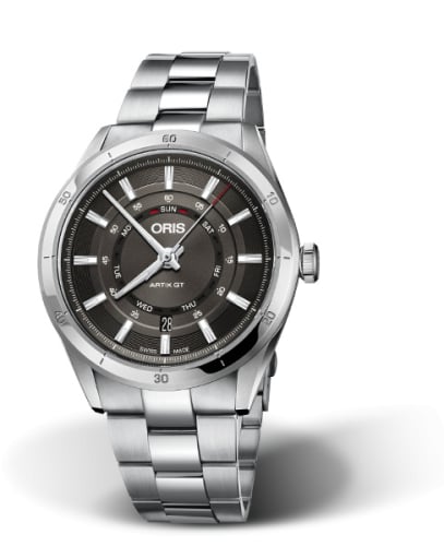 Oris Artix GT Day Date Stainless Steel / Grey / Bracelet