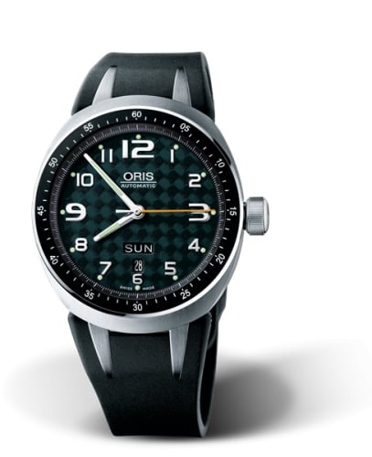 Oris TT3 Day Date Titanium / Green / Rubber