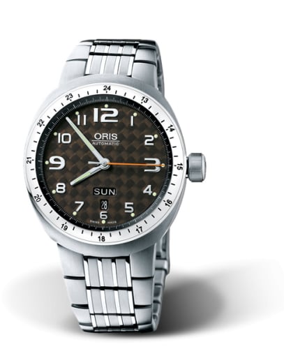 Oris TT3 Day Date Titanium / Brown / Bracelet