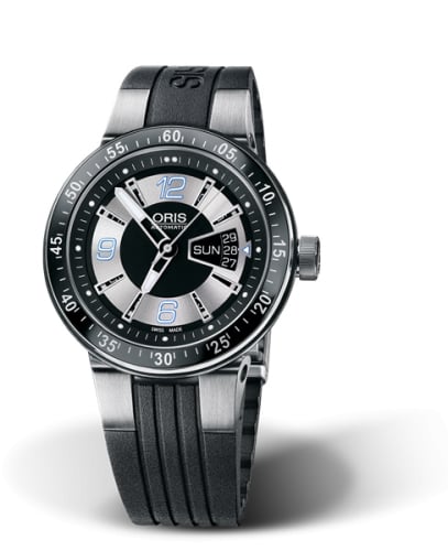 Oris WilliamsF1 Team Day Date 42 Stainless Steel / Silver / Rubber