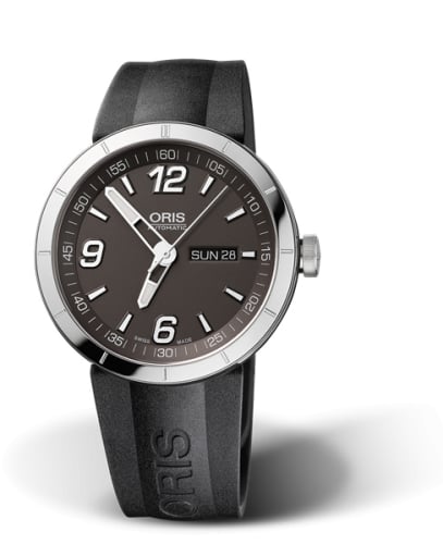Oris TT1 Day Date Stainless Steel / Grey / Rubber