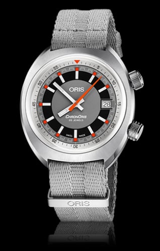 Oris Chronoris Date / Grey / NATO