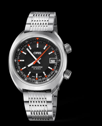 Oris Chronoris Date / Black / Bracelet