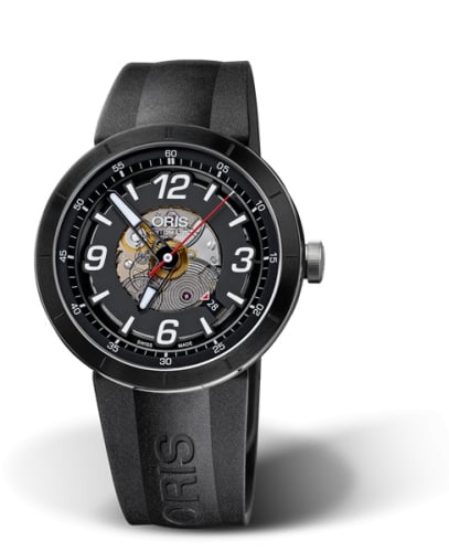 Oris TT1 Engine Date Stainless Steel - Ceramic / Skeleton / Rubber