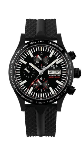 Ball Watch Company Fireman Storm Chaser DLC / Black / Rubber