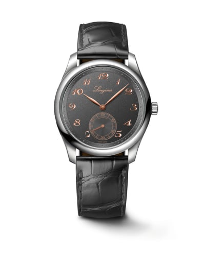 Longines Master Collection 38.5 Small Seconds Steel / Anthracite