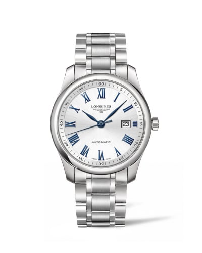 Longines Master Collection 40 Date Stainless Steel / Silver - Roman / Bracelet