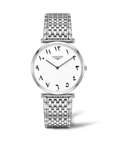 Longines La Grande Classique Quartz 37 Stainless Steel / White - Eastern Arabic / Bracelet