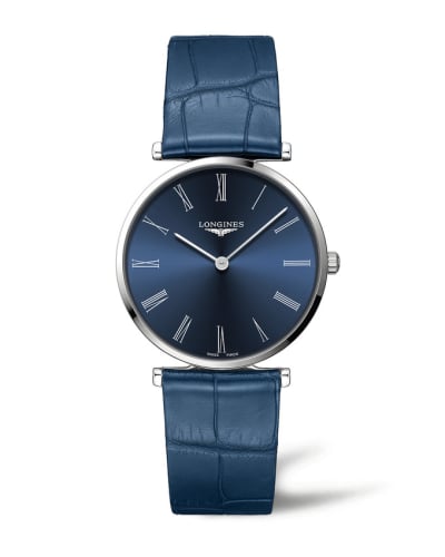 Longines La Grande Classique 38 Stainless Steel / Blue - Roman