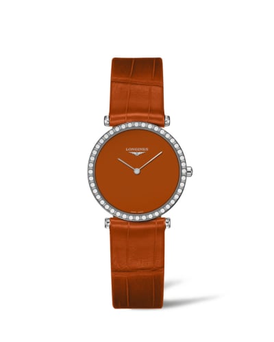 Longines La Grande Classique 29 Stainless Steel - Diamond / Orange