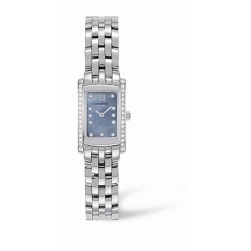 Longines DolceVita 16 Quartz Stainless Steel Diamond Blue