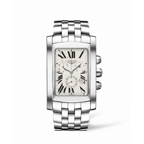 Longines DolceVita XL Chronograph Stainless Steel Roman