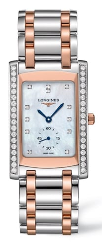 Longines DolceVita 22 Quartz Two Tone Pink Diamond