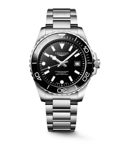 Longines Hydroconquest Automatic 42 Stainless Steel / Black / Bracelet