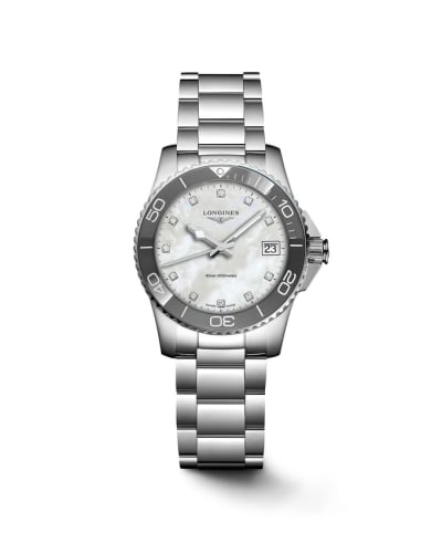 Longines HydroConquest 32 Quartz Stainless Steel / MOP / Bracelet