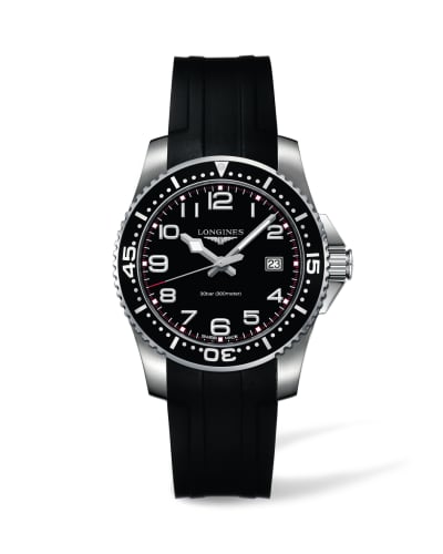 Longines Hydroconquest Quartz 39 Black Rubber