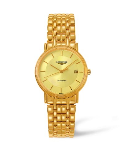 Longines Presence 34.5 Automatic Yellow