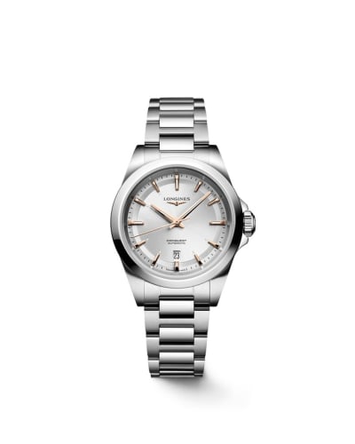 Longines Conquest 30 Stainless Steel / Silver / Bracelet
