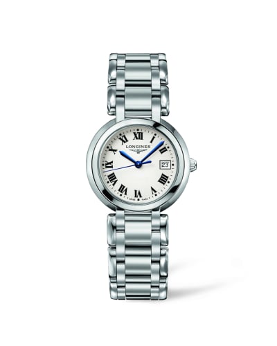 Longines PrimaLuna Quartz 30 Stainless Steel / Silver - Roman / Bracelet