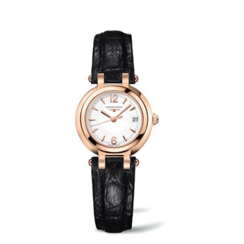 Longines PrimaLuna Quartz 26.5 Pink Gold / White