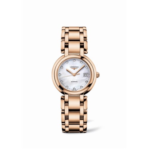 Longines PrimaLuna Automatic 30 Pink Gold MOP