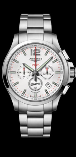 Longines Conquest V.H.P. Chronograph 44 Stainless Steel / Silver / Bracelet