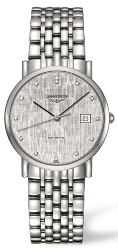 Longines Elegant Collection 34.5 Automatic Stainless Steel / Silver / Bracelet