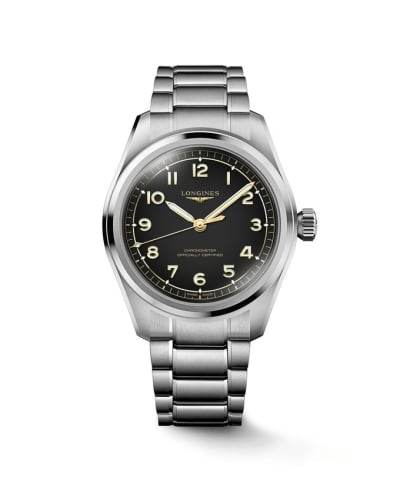 Longines Spirit Automatic 39 Stainless Steel / Black / Bracelet