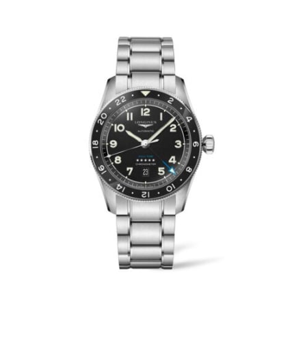 Longines Spirit Zulu Time 42 Black / Bracelet
