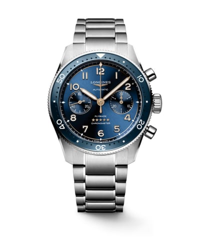 Longines Spirit Flyback 42 Stainless Steel / Blue / Bracelet
