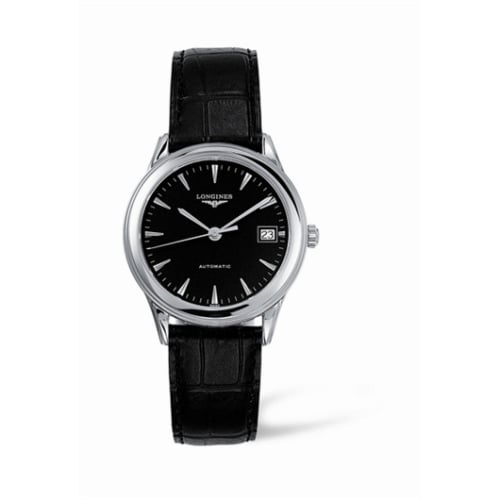Longines Flagship 35.6 Automatic Stainless Steel Black