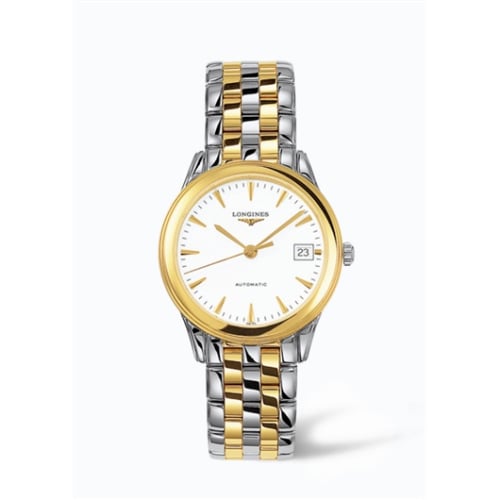 Longines Flagship 35.6 Automatic Two Tone White