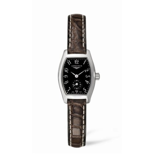 Longines Evidenza 19.6 Stainless Steel Black