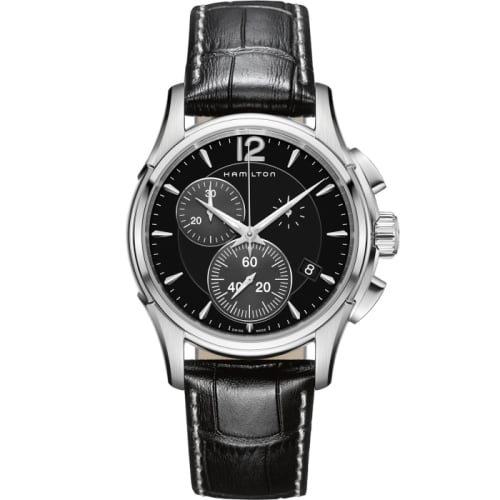 Hamilton Jazzmaster Chrono Quartz 42 Stainless Steel / Black