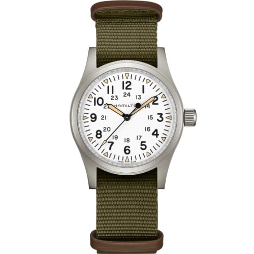 Hamilton Khaki Field Mechanical 38 White
