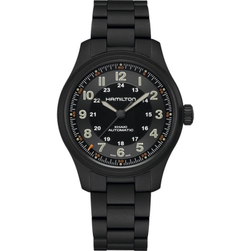 Hamilton Khaki Field Titanium Auto 42 PVD / Black / Bracelet