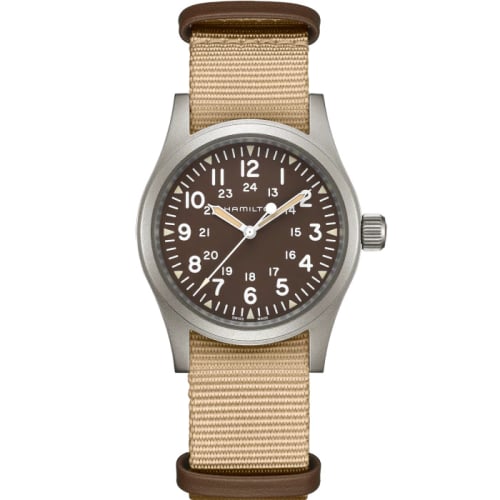 Hamilton Khaki Field Mechanical 38 Brown