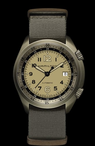 Hamilton Khaki Pilot Pioneer Alu Beige Auto