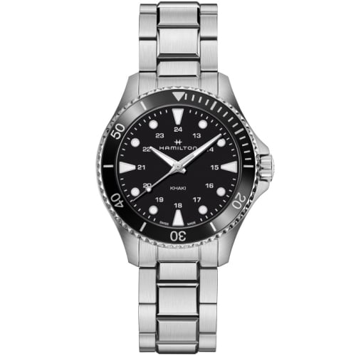 Hamilton Khaki Navy Scuba Quartz 37 Stainless Steel / Black / Bracelet