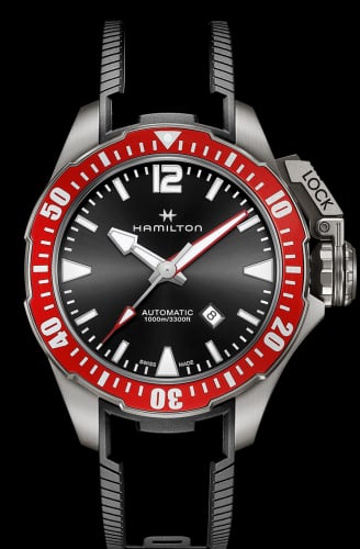 Hamilton Frogman Auto 46 Titanium / Black