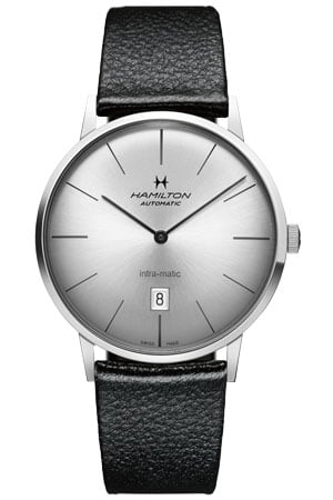 Hamilton Intra-Matic 42 Stainless Steel / Silver / Strap