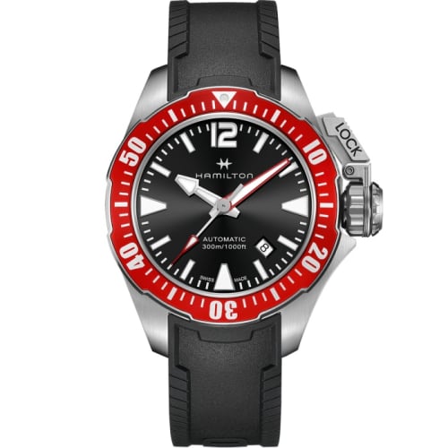 Hamilton Frogman Auto 42 Stainless Steel / Black