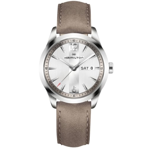 Hamilton Broadway Day Date Quartz Steel / Silver