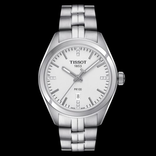Tissot PR 100 Quartz 33 Stainless Steel / Silver / Bracelet