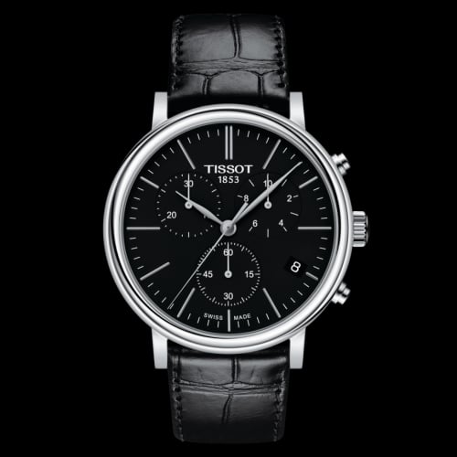 Tissot Carson Premium Chronograph Quartz 41 Stainless Steel / Black / Bracelet