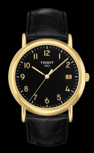 Tissot Carson Quartz 40 Yellow Gold / Black / Strap