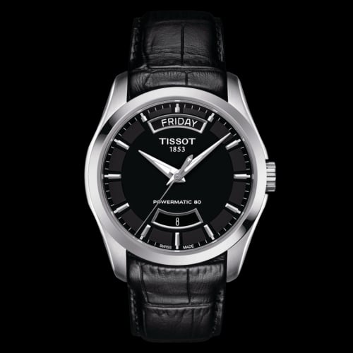 Tissot Couturier Powermatic 80 39 Stainless Steel / Black / Strap