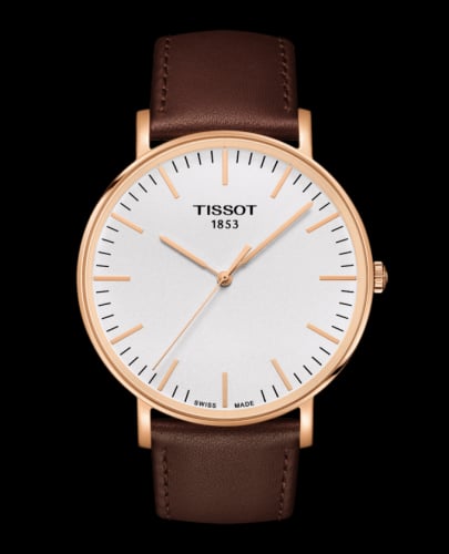 Tissot Everytime Large Rose Gold PVD / Silver / Strap