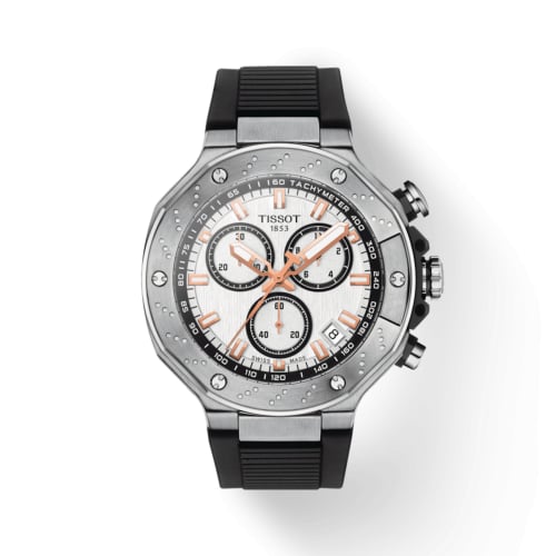 Tissot T-Race Chronograph Stainless Steel / Silver / Rubber