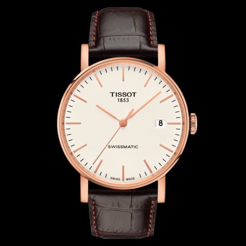 Tissot Everytime Swissmatic 41 Rose Gold / Silver / Strap